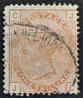 GREAT BRITAIN 1881 - Canceled - Sc# 87, Plate 13 - 1sh - Gebraucht