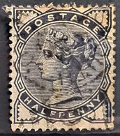 GREAT BRITAIN 1884 - Canceled - Sc# 98 - 0.5d - Oblitérés