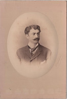 Photo Originale Cabinet XIXème Homme Nommé Adolfo Balro ? Dédicace Luis Henry Seylaz BERGAMASCO Saint PETERSBOURG - Anciennes (Av. 1900)