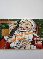 MALTE NOEL CHRISTMAS CLAUS ROUGE GORGE VERSO LM2 38U UT - Malta