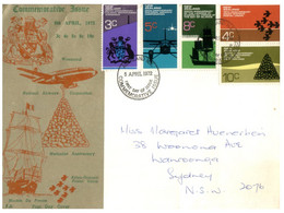 (HH 22) New Zealand FDC Cover - Commemorative Issues 1972 (posted To Sydney) - Lettres & Documents