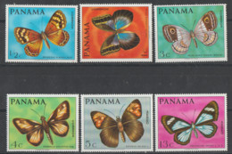 Panamá  1968 **  Mnh  Michel  1056/61  Mariposas - Panama