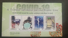 O) 2020 DOMINICA, MEDICINE, COVID 19, PANDEMIC YEAR 2020, COMMONWEALTH, INFECTIOUS DISEASE, EMERGENCY MEDICAL, TRIBUTE T - Dominique (1978-...)