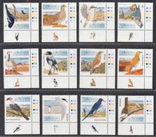 Namibia 2012, Birds, Bird, Set Of 12v With Tab Margin, MNH** - Autres