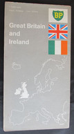 GREAT BRITAIN & IRELAND - BP PETROL TOURING, VINTAGE ROAD AUTO MAP, AUTOKARTE - Cartes Routières