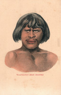 Portrait Indigène Terre De Feu: Vuurlander Zuid-Amerika (Amérique Du Sud) - Illustration Non Signée, Carte Non Circulée - América
