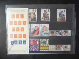 GREAT BRITAIN 1982 YEAR PACK From GPO - Fogli Completi