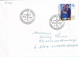 Luxembourg 1997 - Joyeux Noel (8.183.1) - Lettres & Documents