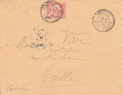 FRANCE  LETTRE DE  POUZAC  HAUTES PYRÉNÉES  1904 - Storia Postale
