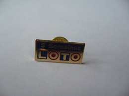 PIN'S PINS PIN PIN’s ピンバッジ  LOTO 5 SEMAINES - Jeux