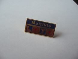 PIN'S PINS PIN PIN’s ピンバッジ  LOTO MULTIPLE BLEU ET ROUGE - Jeux