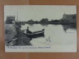 St-Ghislain Vue Sur Le Canal De Mons à Condé - Saint-Ghislain