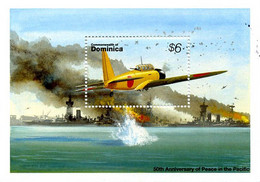 Dominica Dominique 1995 Pearl Harbor Avion Warplane Nakajima B5N2 Kate Torpedo Torpillage Battleship Cuirassé - Airplanes