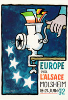 Tomi Ungerer , Journées Europe Via L'alsace Molsheim 1992 - Ungerer