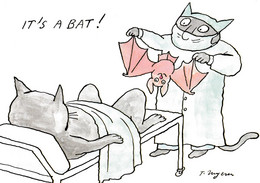 Tomi Ungerer , Naissance , It's A Bat! , Chat - Ungerer