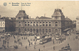 02 - 2021 - BELGIQUE - BRUXELLES - GARES - Gare Du Nord - Double Légende - Trasporto Pubblico Stradale