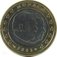 Monaco 2002    1 Euro     Prins Rainier  UNC Uit De Rol  UNC Du Rouleaux  !! - Monaco