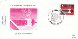 B01-316 FDC P699 COB 2103 L'industrie Sidérurgique 22-10-1983 Brussel 1000 Bruxelles - 1981-1990