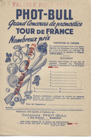 VALABLE POUR 1954 - PHO-BULL GRAND CONCOURS DE PRONOSTICS TOUR DE FRANCE NOMBREUX PRIX - Cycling