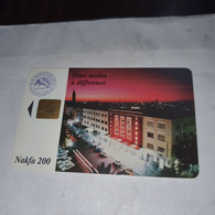 ERITREA-(ER-TSE-0007)-Asmara By Night-(6)-(0400-001582)-(nakfa 200)-CHIP Used Card - Eritrea