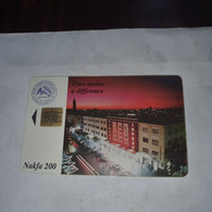 Eritrea-time Makes A Difference(nakfa 200)(8)-(0400-009833)-(lokking From Chip Other)-used Card Chip+1 Card Prepiad Free - Erythrée