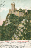 Baden Argovie Suisse Schweiz Belle Litho Gauffrée Embossed Gaufrée Schloss Schartenfels  1902 (traces De Colle Au Verso) - Baden