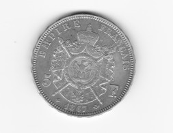 5 Francs Napoléon III 1867 BB    SUP - 5 Francs