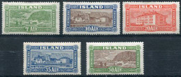 ICELAND 1925 Views  Definitive LHM / *.  Michel 114-18 - Ungebraucht