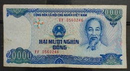 Vietnam Viet Nam 20000 20,000 Dong VF Banknote Note 1991 - Pick # 110  / 02 Photos - Viêt-Nam