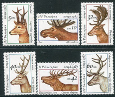 BULGARIA 1987 Deer Used. .  Michel 3574-79 - Used Stamps