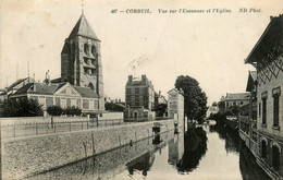 Corbeil * Vue Sur L'essonnes Et L'église - Corbeil Essonnes