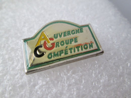 PIN'S    AUVERGNE  GROUPE COMPETITION - Rallye