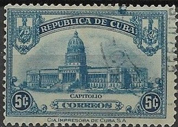 1929 Inauguration Of Capitol - 5c -The Capitol, Havana FU - Oblitérés