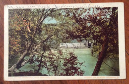 USA -  ASHEVILLE ON THE SWANNANOA  - VINTAGE POST CARD  1905 - Fall River