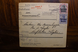 Allemagne Belgique 1918 Neufchateau Luxemburg Belgien Cover Deutsches Reich DR Ww1 Besetzung Dt. Reich - Bezetting 1914-18
