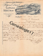 96 2884 ESPAGNE SPAIN LAS PLANAS GERONA 1907 Fabrica Lanas Regeneradas HIJOS DE DUSOL Deposito SABATELL Y BEJAR - Espagne