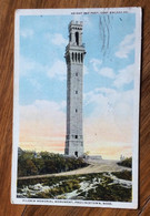 USA - PROVINCETOWN  PILGRIM MEMORIAL MONUMENT - VINTAGE POST CARD 1920 - Cape Cod