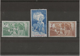 GUADELOUPE - POSTE AERIENNE N° 1 A 3 NEUF SANS CHARNIERE - ANNEE 1942 - Andere & Zonder Classificatie