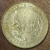48 GROTTE DE DARGILAN GORGES DU TARN MDP 2008 MÉDAILLE MONNAIE DE PARIS JETON TOURISTIQUE MEDALS COINS TOKENS - 2008