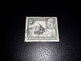 A8MIX13 COLONIE INGLES UGANDA TANGANYICA KENYA KING GEORGE V 5 C. "XO" - Other & Unclassified