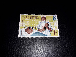 A8MIX13 COLONIE INGLESI TANGANYIKA UHURU 1961 OVERPRINT OFFICIAL "XO" - Tanganyika (...-1932)