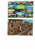 4 Different  MILWAUKEE, Wisconsin, USA, BEV, Milwaukee Days, Hon Memorial Bridge, Older 4X6 Chrome Postcards - Milwaukee