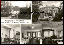 ÄLTERE POSTKARTE KINDERSANATORIUM WEISSBACH KREIS SCHMÖLLN Sanatorium Bild Und Heimat Ansichtskarte AK Postcard Cpa - Schmoelln