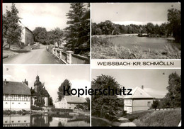 ÄLTERE POSTKARTE WEISSBACH KREIS SCHMÖLLN KONSUM GASTSTÄTTE KINDERSANATORIUM HAINTEICH RAT Ansichtskarte AK Postcard Cpa - Schmölln