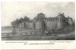 L100H714- Dax - L'Ancien Château-Fort Et Le Pont De Bois - Dax