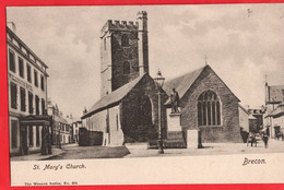 BRECONSHIRE   BRECON  ST MARY'S CHURCH - Breconshire