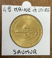 49 SAUMUR CHAR FCM 36 WW 39/45 MDP 2020 MÉDAILLE SOUVENIR MONNAIE DE PARIS JETON TOURISTIQUE TOKEN MEDALS COINS - 2020