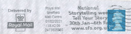 Great Britain 2021, Sheffield. Second Class Machin "National Storytelling Week" Machine Cancel, DL Size - Interesting - Lettres & Documents