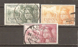 España/Spain-(usado) - Edifil  1097-99 - Yvert  Aéreo 250-52 (o) - Used Stamps