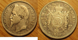 Napoléon III - 2 Francs 1869A - 2 Francs